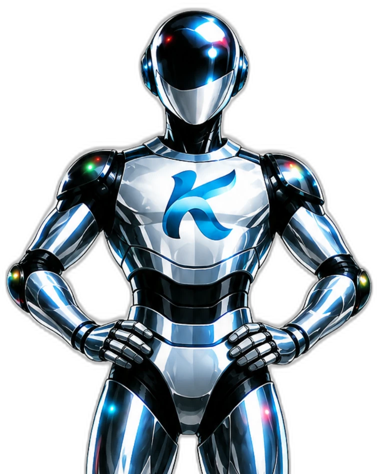 Kawan — maskot robot PT Kawan Kolaborasi Nusantara
